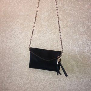 Black & gold cross body